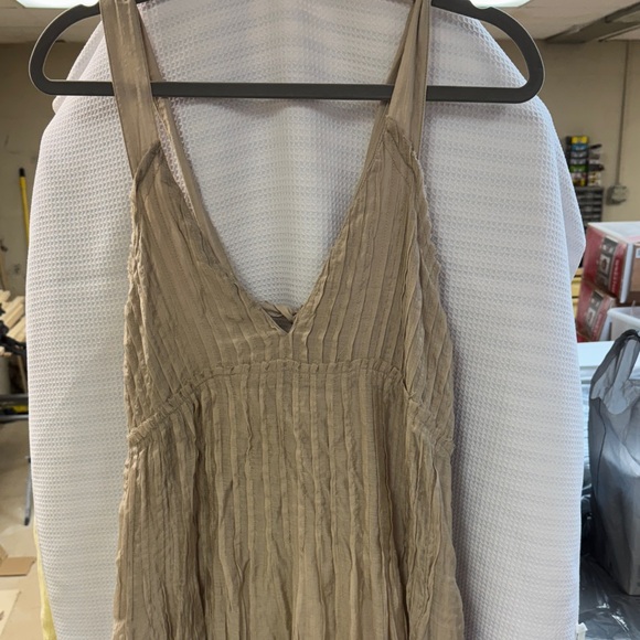 Free People Frankie Pintuck Maxi Dress in Ivory - Picture 7 of 10